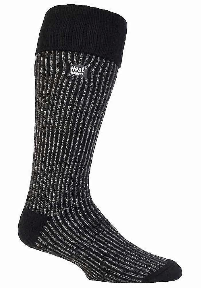 Mens Fleece Lined Knee High Thermal Boot Socks
