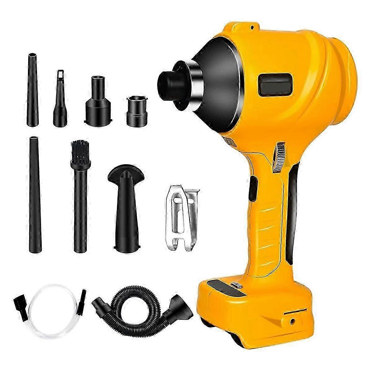 Cordless Dust Blower for 20V Battery, Brushless Handheld Leaf Blower Compressed Air Duster for Clea