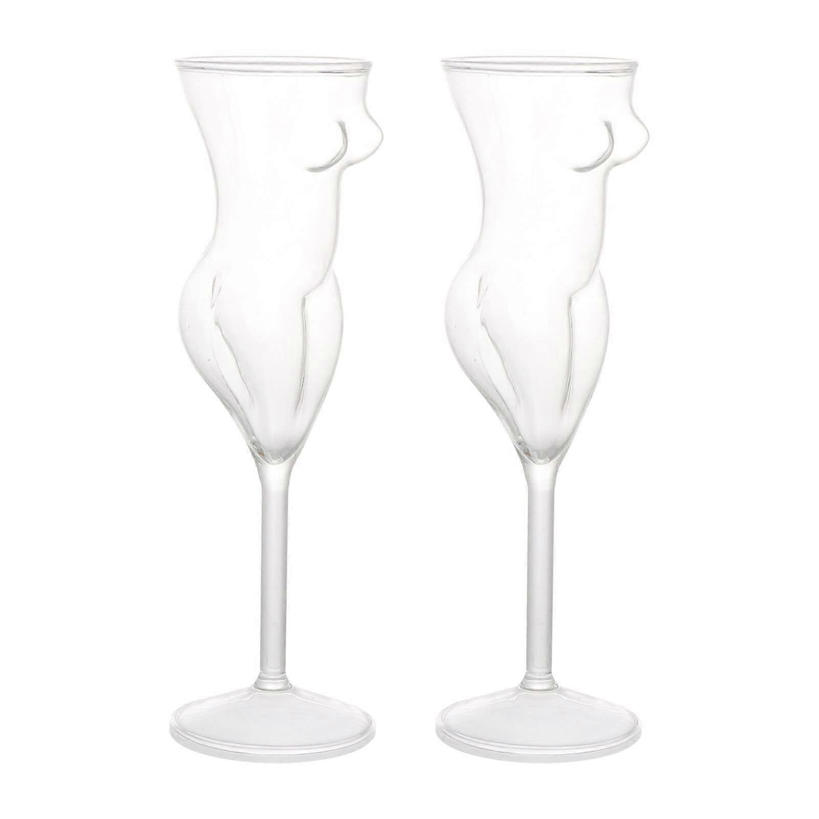 2 Pieces Creative Cocktail Glass for Hen Party