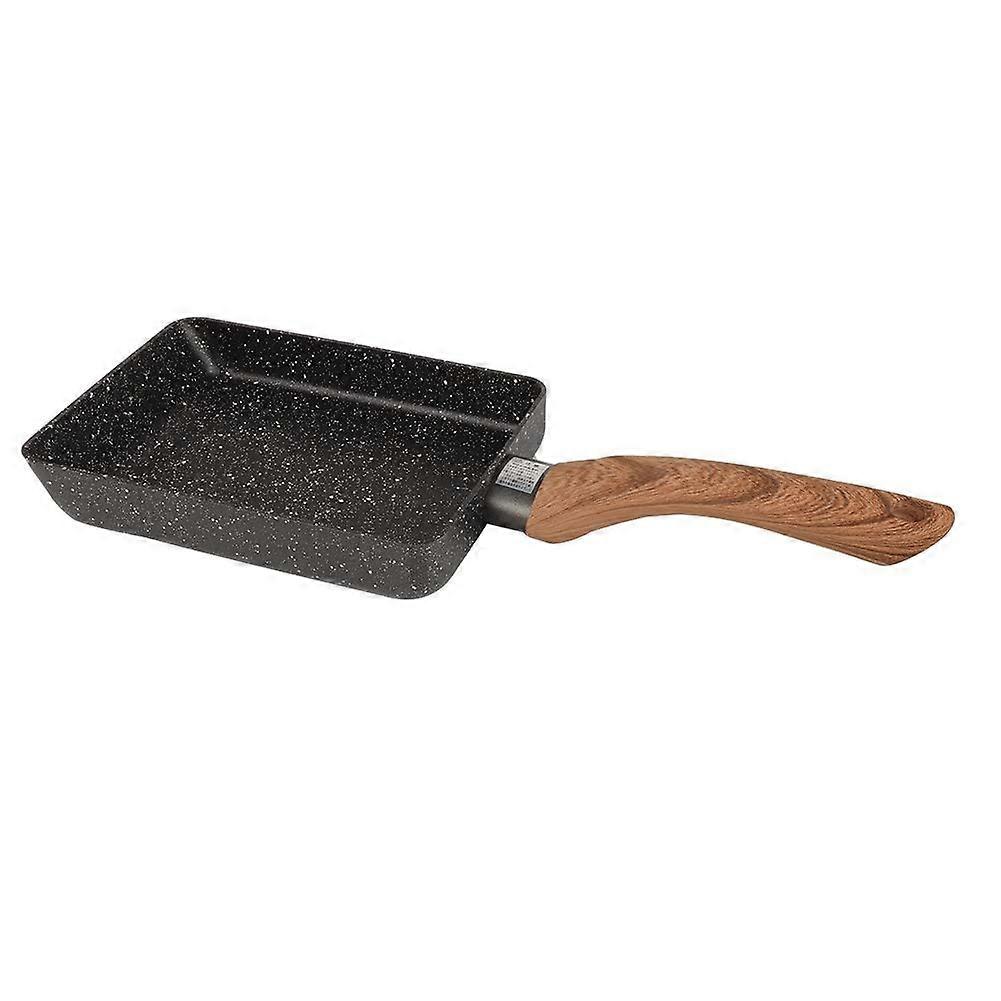 Tamagoyaki Japanese Omelette Pan with Non-Stick Coating - Mini Rectangular Egg Frying Pan in Grey - 7x5 Inch Size