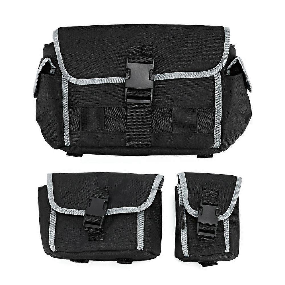 3pcs Storage Bag Organizer Pouch Canvas for Universal Vehicle
