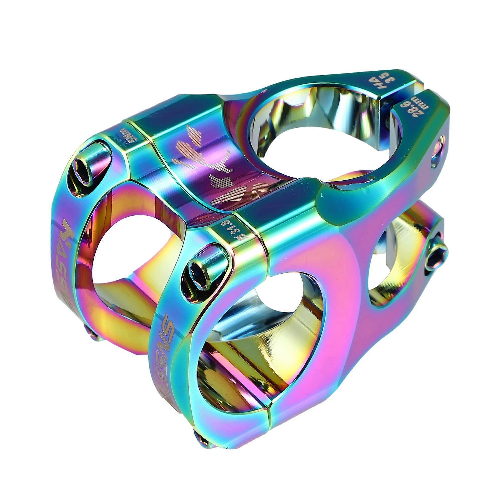CNC Aluminum Alloy 35mm Bike Stem for Road and Mountain Bikes, Multicolor Cycling Handlebar Accessory