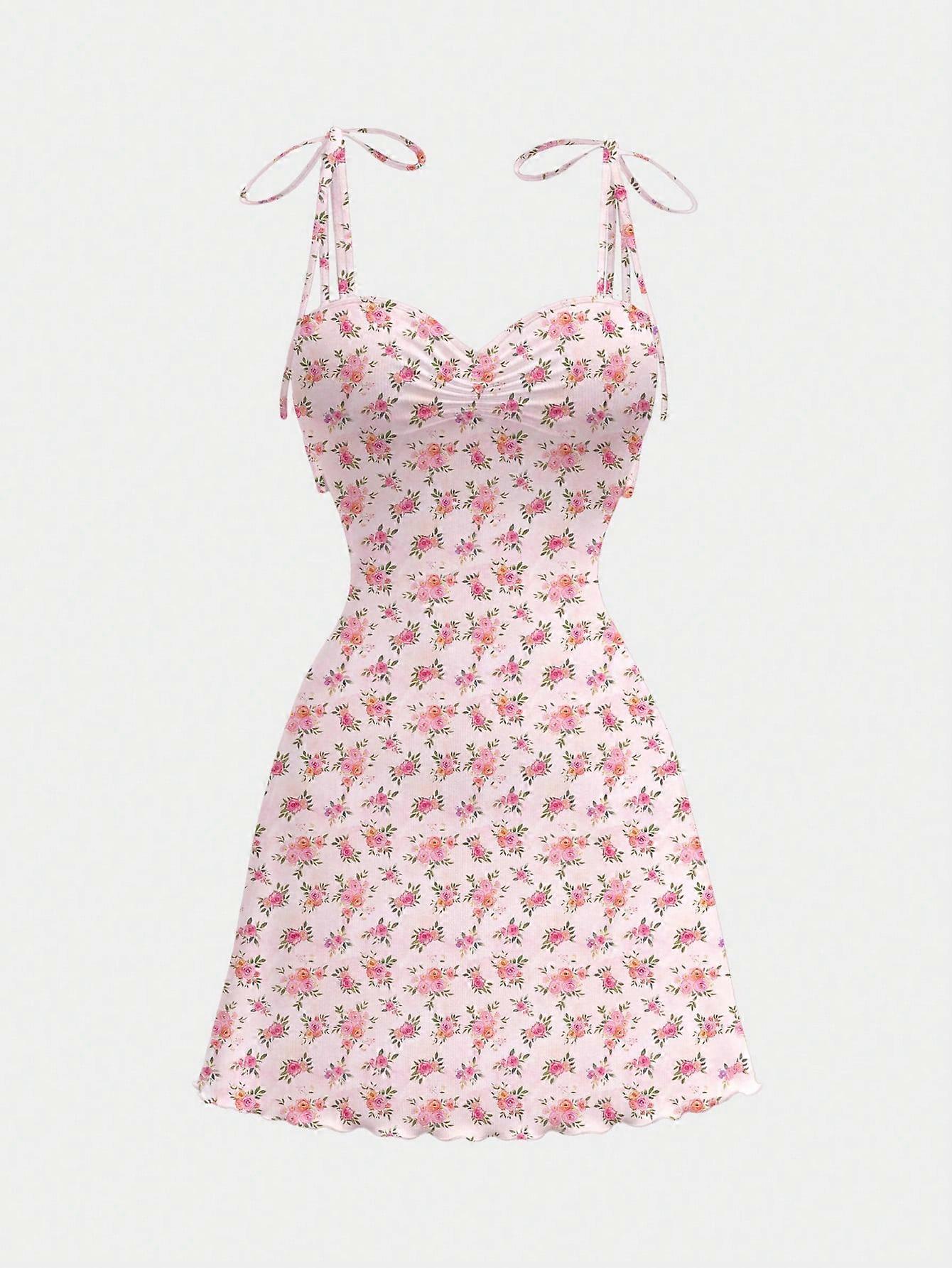Women's Floral Print Summer Mini Dress,Summer Dresses For Women,Pastel  Dresses For Women | Fruugo UK