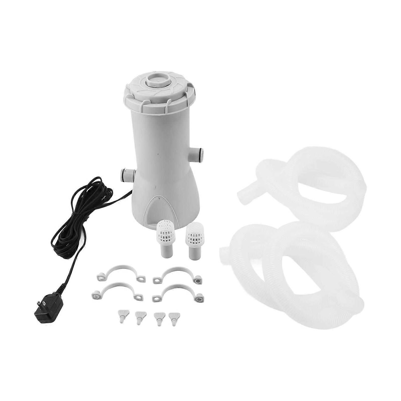 Swimming ABS 1000GAL Electric Pool Cartridge Filter Pump System Kit for 1000 Gallon Above Ground Pools