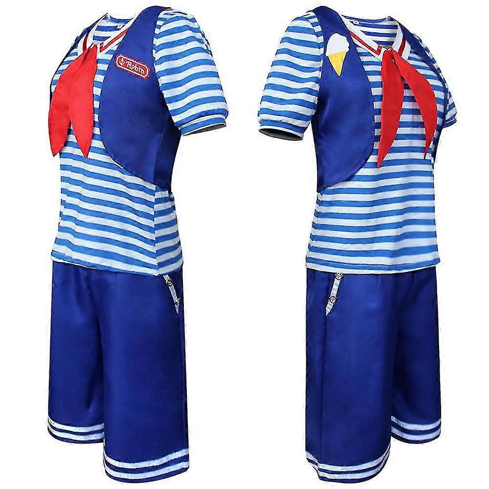 Stranger Things Season 4 Robin Steve Harrington Cosplay Costume Men Women Sailor Uniform Party Fancy Dress-r