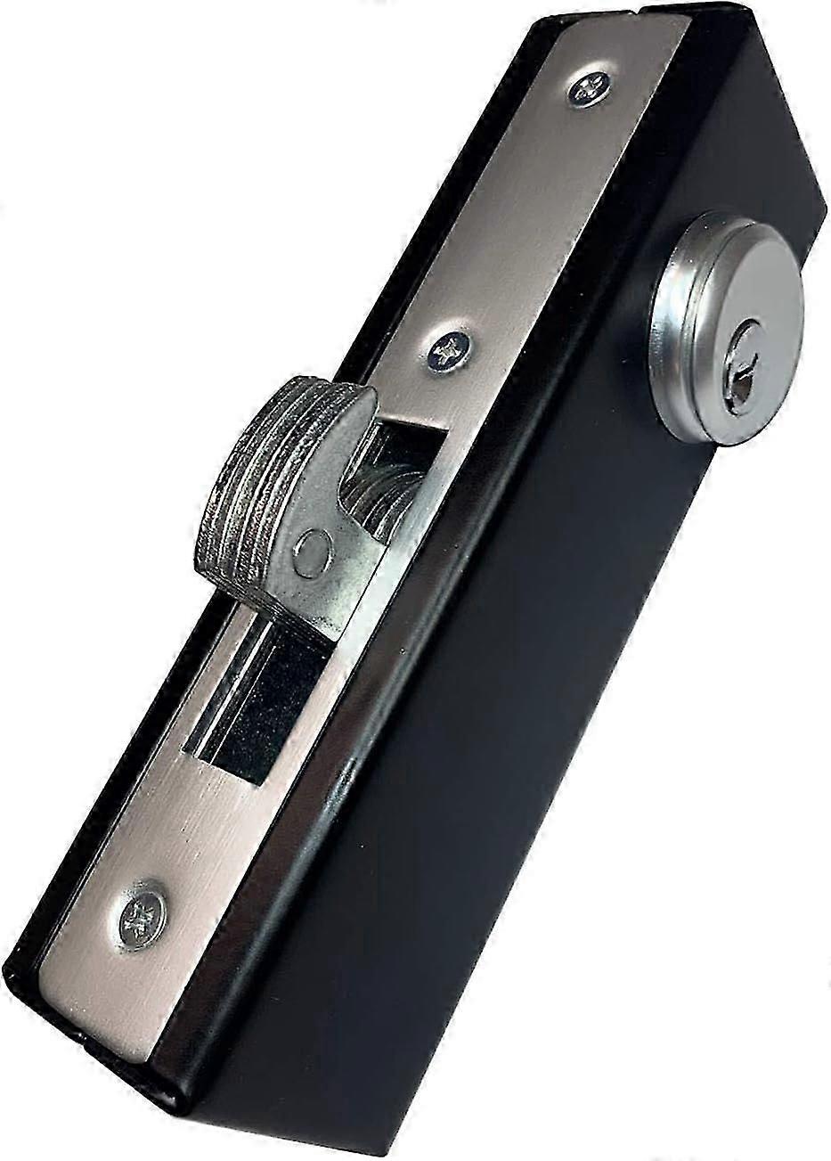 KIASET Hook Bolt Mortise Lock, Weldable Steel Hook Lock for Sliding Gate, Double