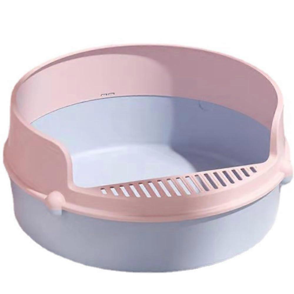 HighSided Cat Litter Tray Deep Sandbox with Sifting Litter Pedal, AntiSplash Design, Ideal for Kittens