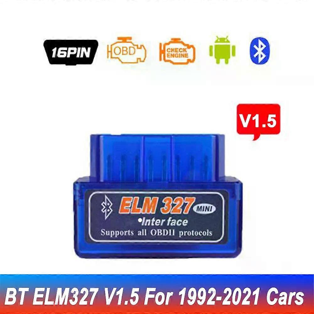 16 PIN Interface V2.1 ELM327 OBD2 Mini Code Reader Scan Tool Bluetooth Car Scanner Diagnostic-Tool OBDII OBD 2 For Android Phone