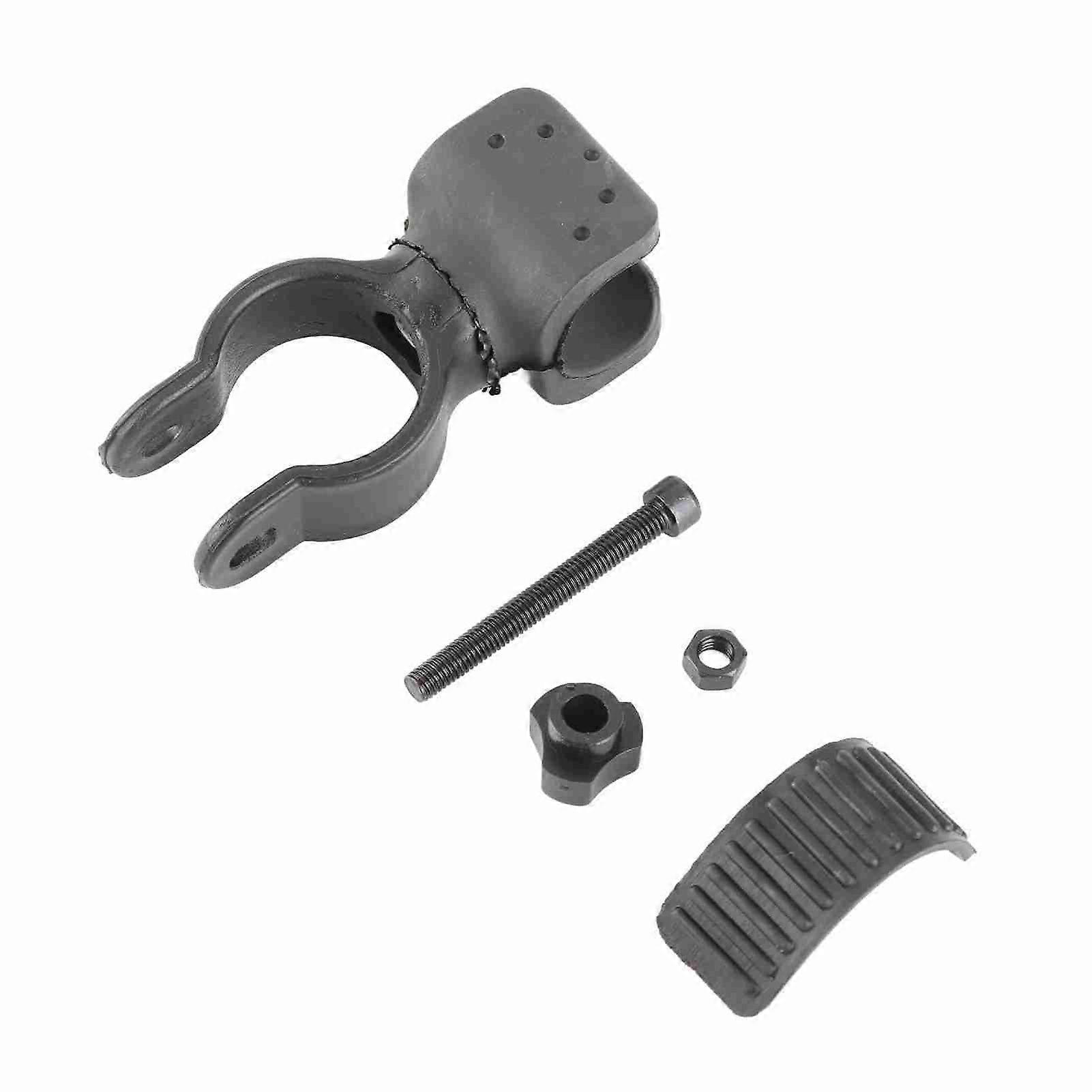 Flashlight Mount Holder Adjustable Front Handlebar Light Mount Multifunctional Flashlight Clamp Bracket for Cycling Riding