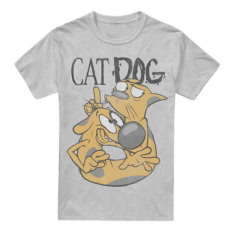 CatDog férfi összeragasztott póló