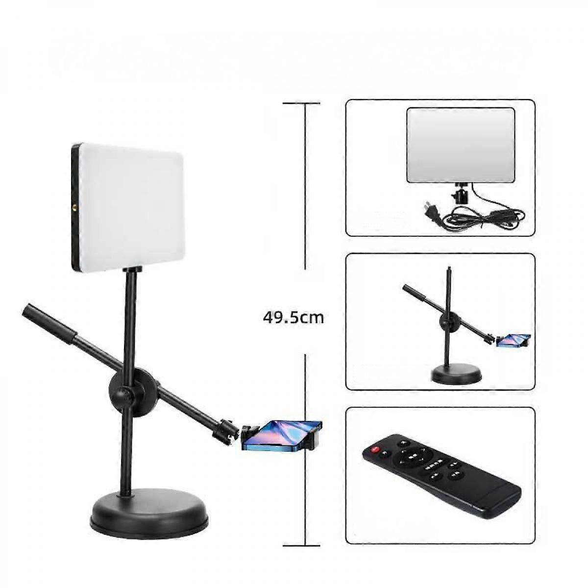 Photography Light Led Video Light 3000-5700k Dimmable Flat Panel Fill Light For Studio