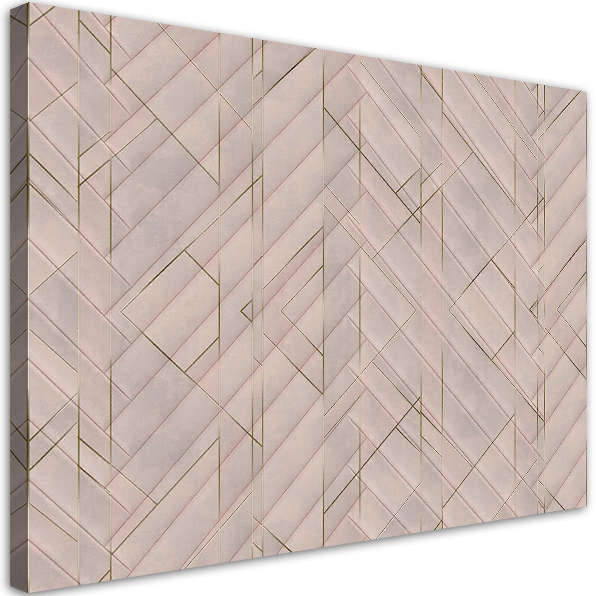 Lienzo, Motivo geométrico - 120x80