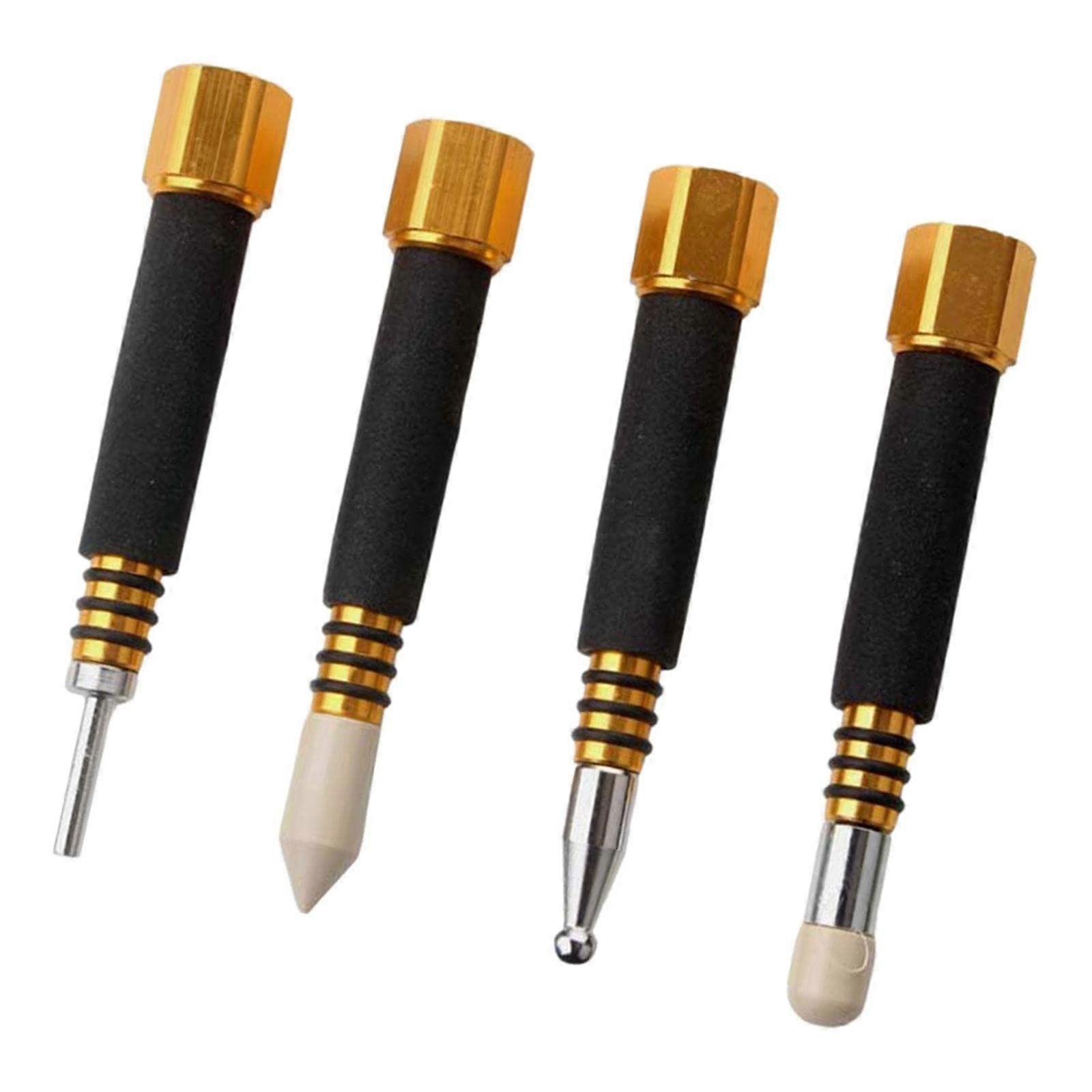 4 Pieces Auto Body Dent Tap Pen Down Set DIY Paintless Remover, 11.2cm