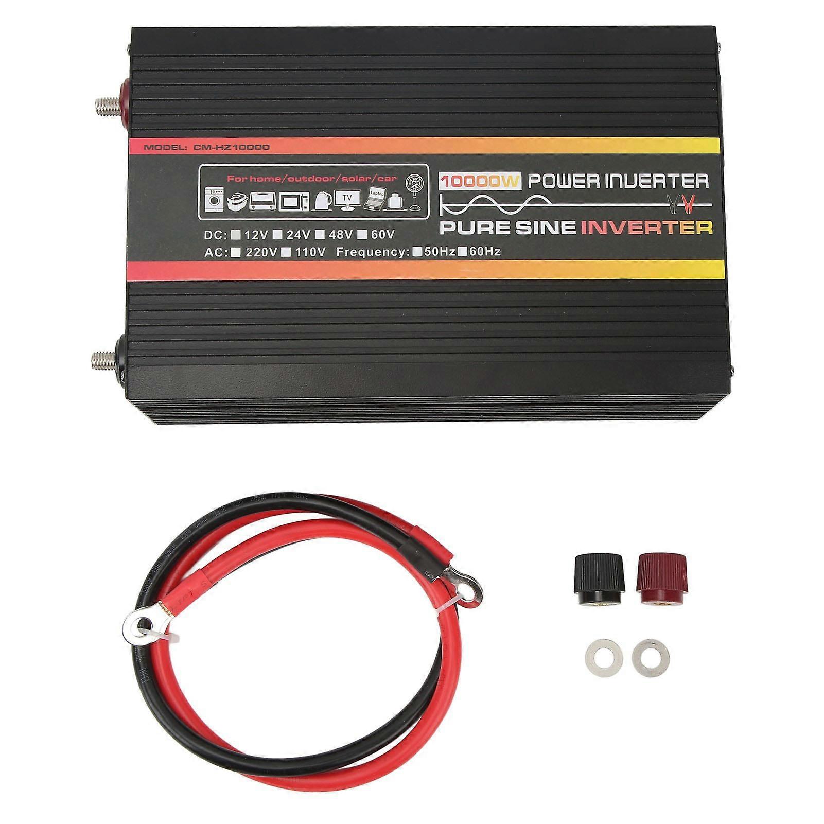 1500W Pure Sine Wave Outdoor RV Yachts Dual Digital Display Solar Inverter with LED Screen Output