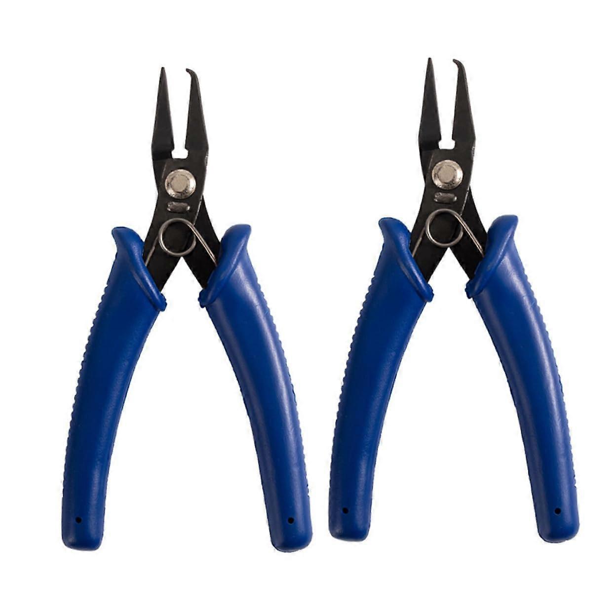 2pcs Pliers Jewelry Making Tools for Crimps Clamps Mini Pliers Tool Set