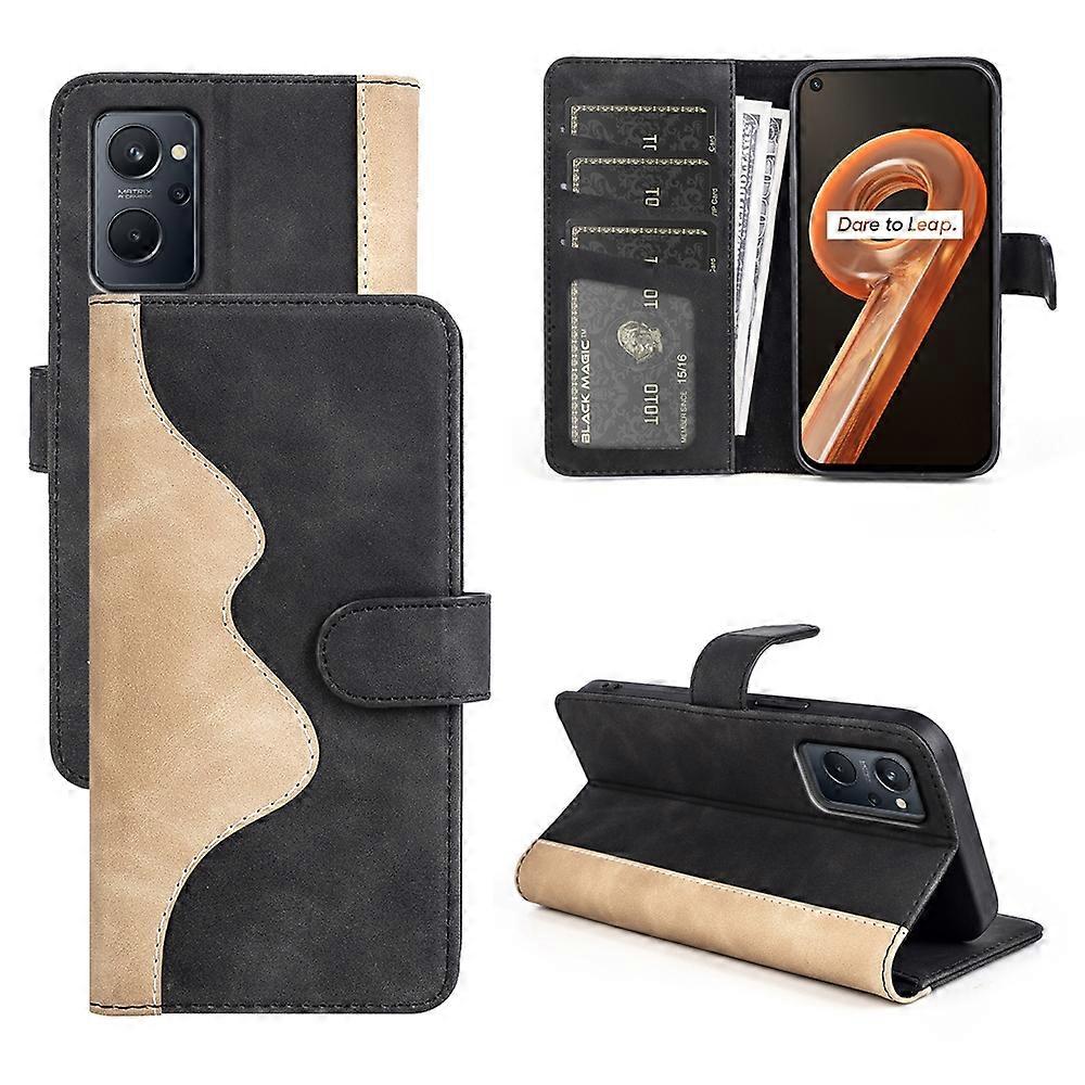 For OPPO Realme 9i Stitching Horizontal Flip Leather Phone Case