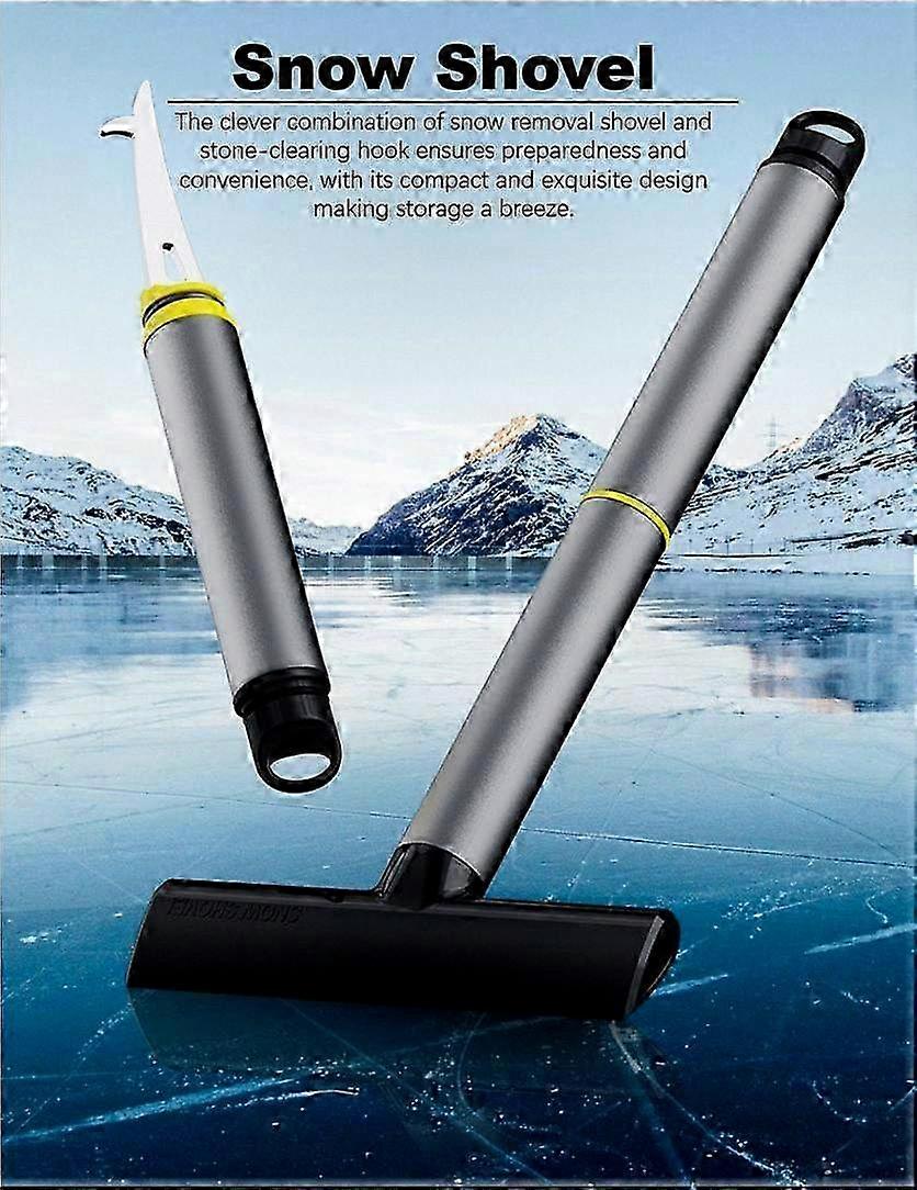Multi-Functional Detachable Snow Shovel for Cars, Ideal for Clearing Snow and Brushing Windows Efficiently