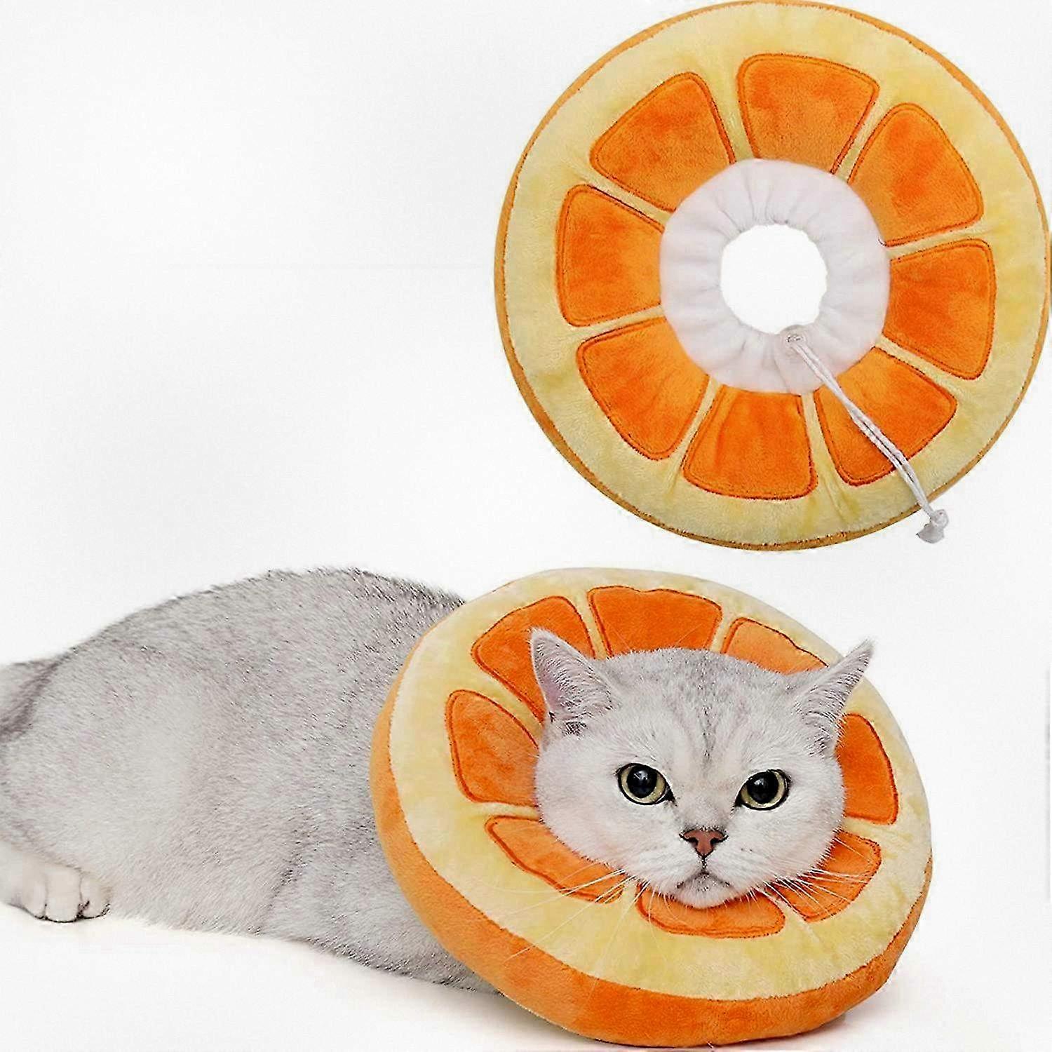 Soft Adjustable Cat Cone Collar for Post-Surgery Recovery, Cute Design Ideal for Kittens, Suitable for Comfort and Healing