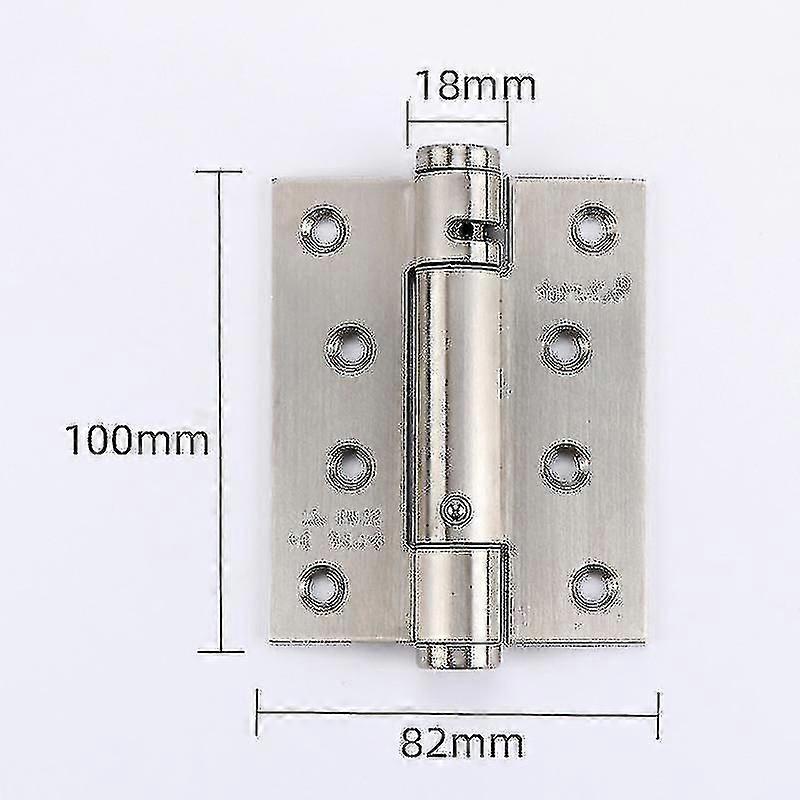 Spring Hinge Invisible Door Self-Closing Buffer Damping Hinge Automatic Door Closer Hidden Door
