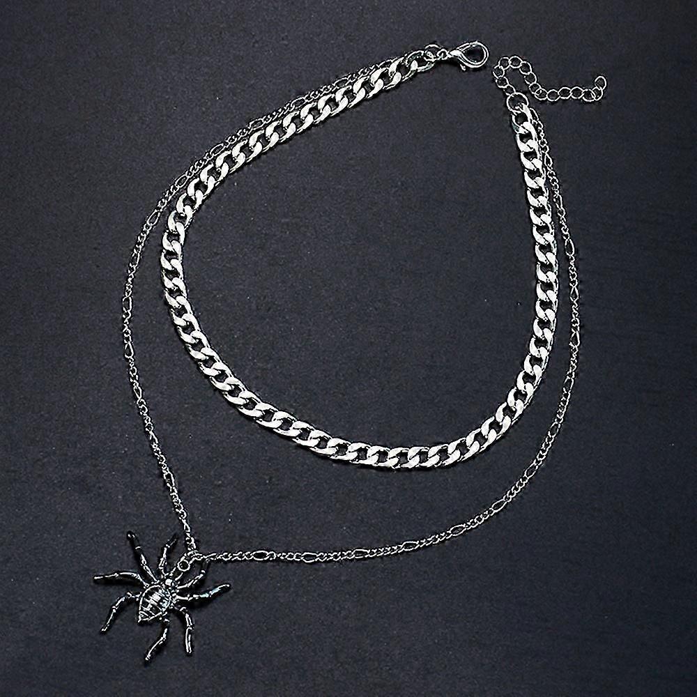Vintage Gothic Spider Necklace