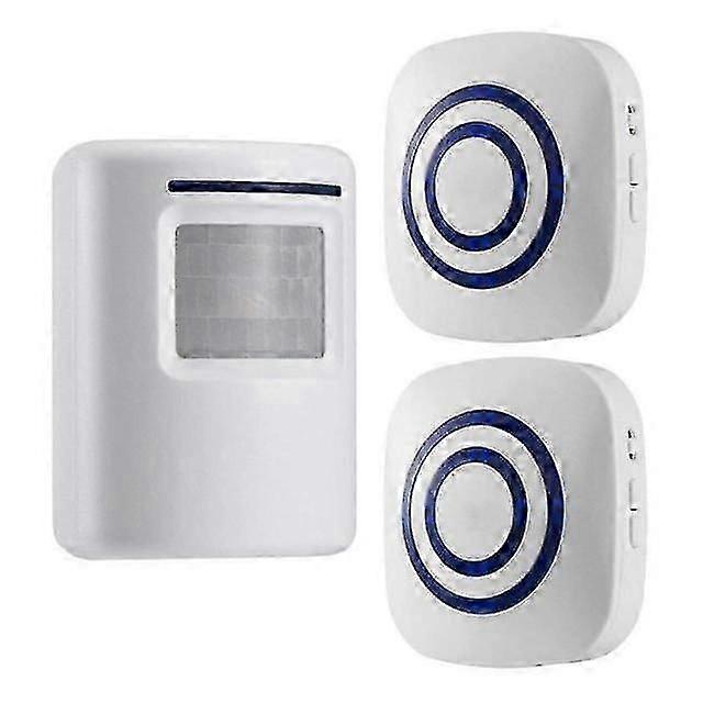 None 110v-240v Wireless Doorbell Pir Infrared Sensor Motion Detector Entry Door Bell Alarm W/ Receiver Transmitter