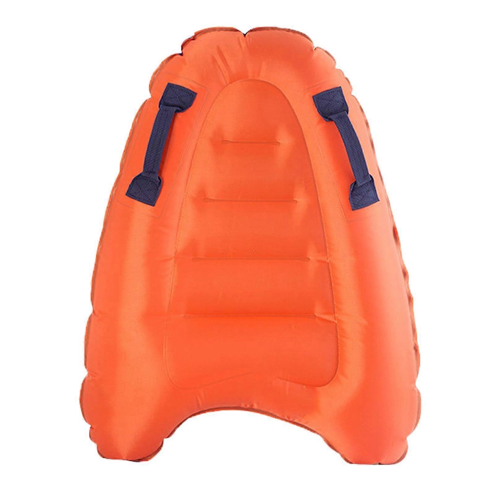 Inflatable Surfboard with Handle Summer BlowUp Bodyboard with Handles, NonSlip Beach Gear for Vacation, Lightweight Safe Swimming Aid for Kids.