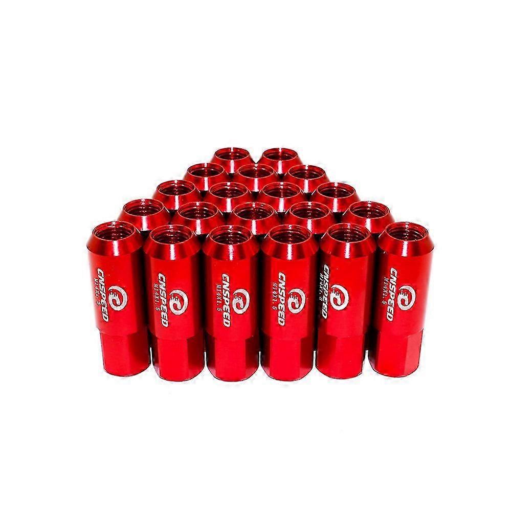 20 Stück 60mm lange Radmutter Autoreifen modifizierte leichte Mutter M14X1.5