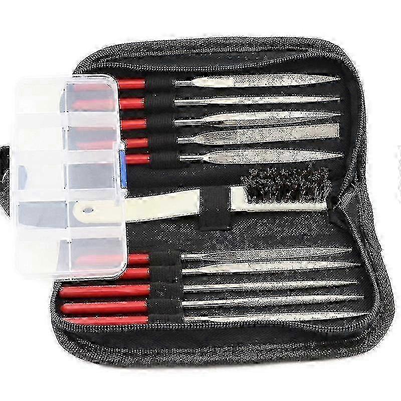 Diamond Needle File Set for Sharpening, Sickle Hand tool with Diamond Grit