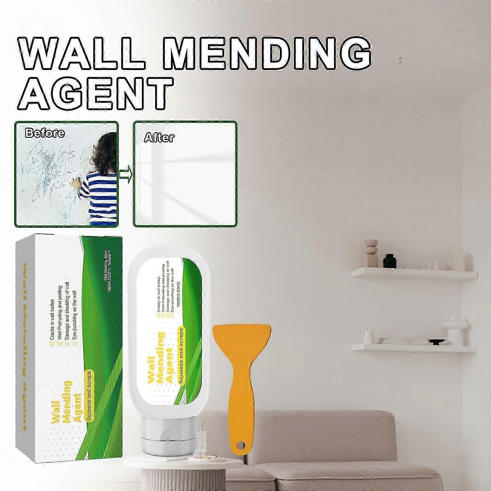 Πράκτορας επιδιόρθωσης τοίχων, κιτ μπαλωμάτων επισκευής τοίχων με ξύστρα, κιτ επισκευής γυψοσανίδας, εύκολο να γεμίσει τρύπες στον τοίχο του σπιτιού και γρήγορη ρωγμή επισκευής