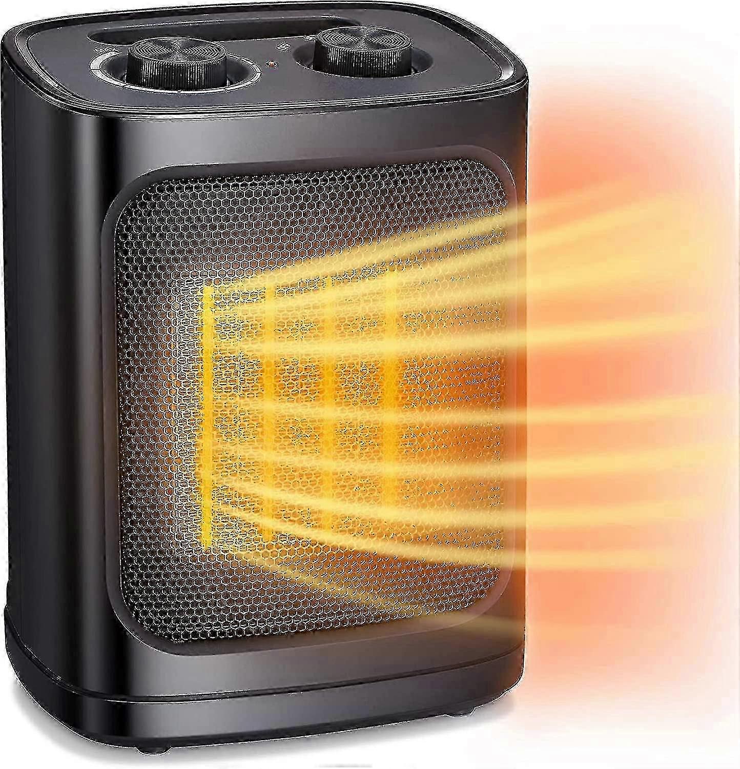 Portable electric heater Ceramic fan Small mini heater