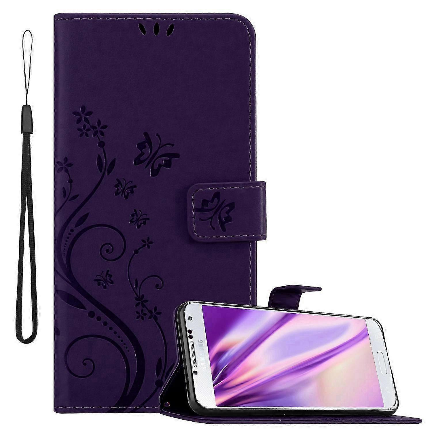 Protective Case for a Galaxy S4 - Featuring a Floral Design and Convenient Card Slot
