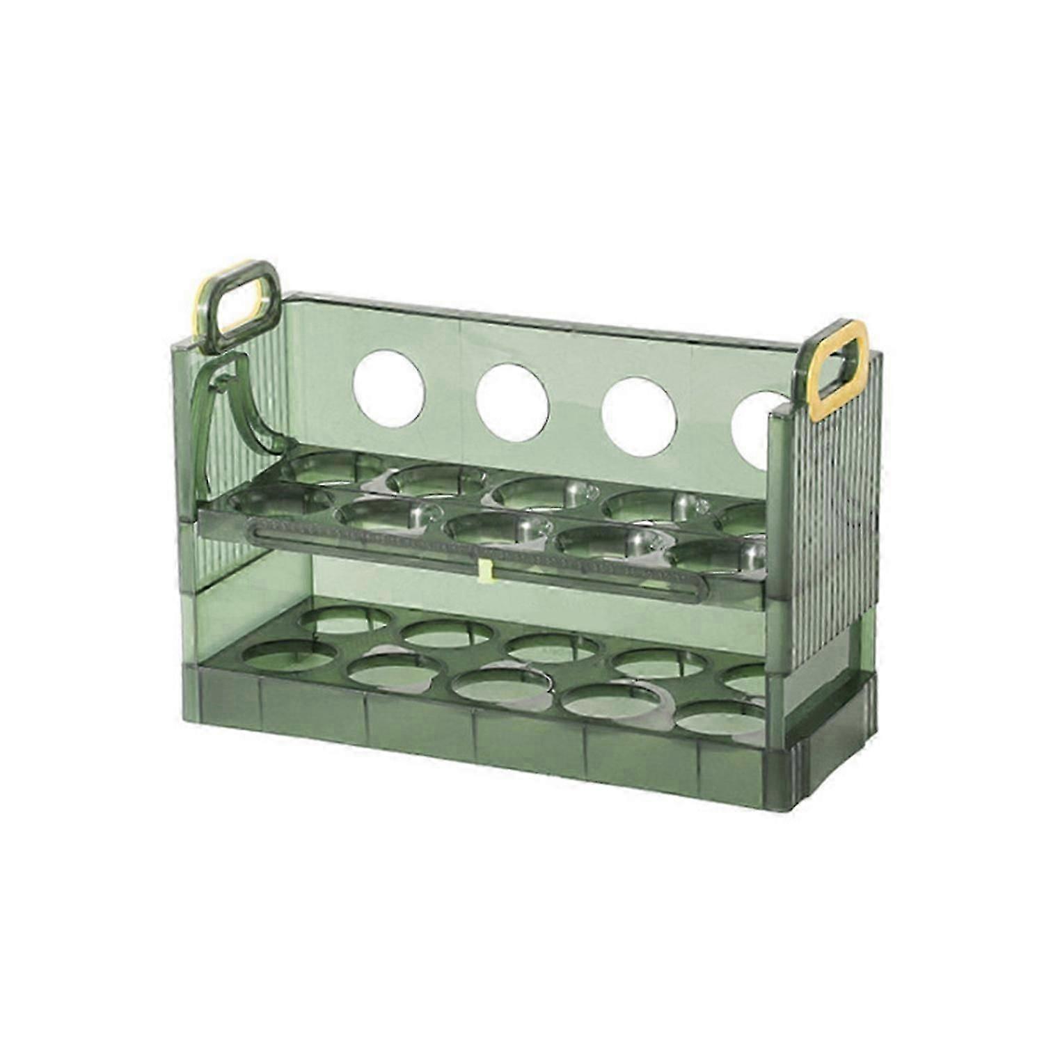 Egg Holder 2/3 Layer Design Rotatable Large Capacity Space-saving Protective Storage Reusable