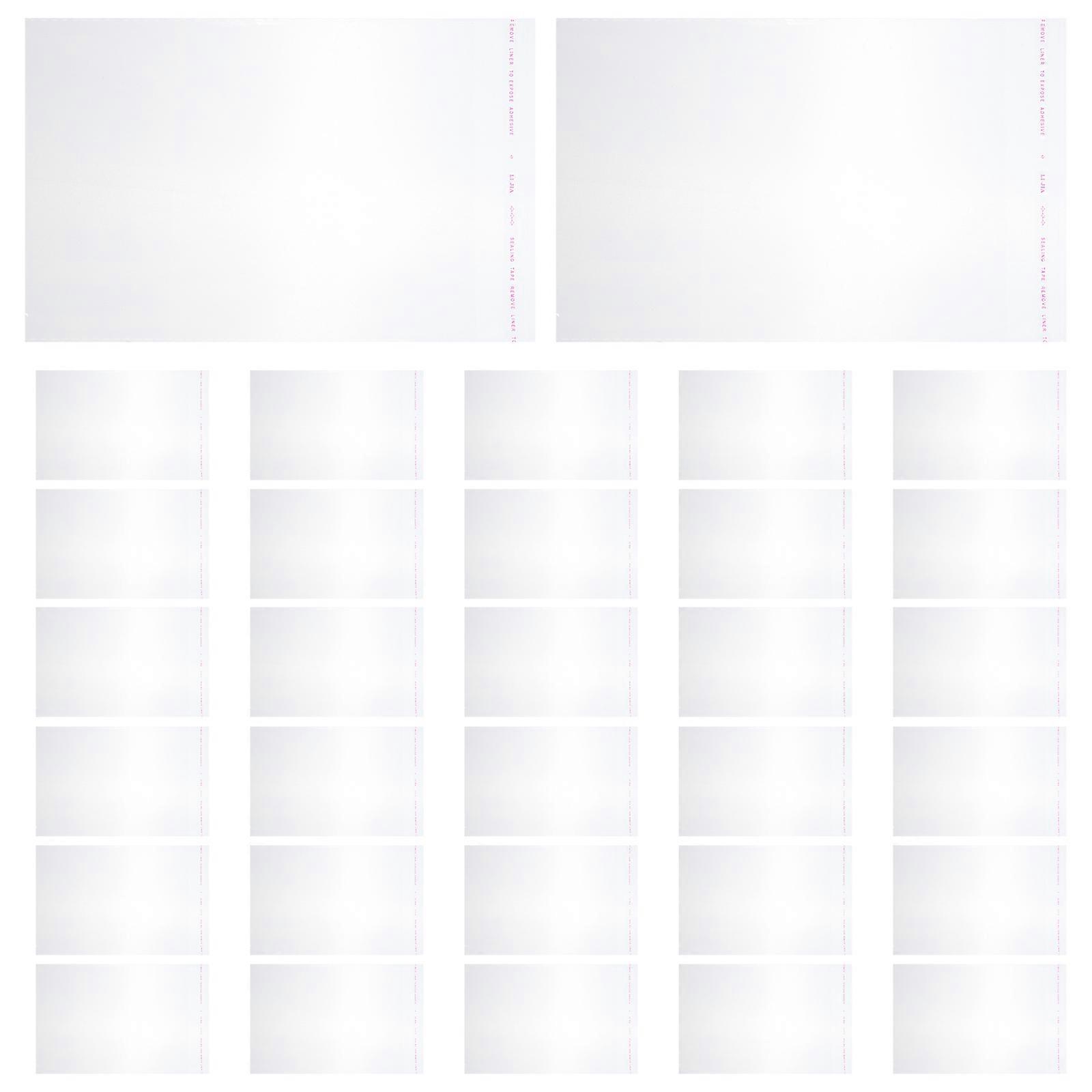 Clear Plastic Bags with Adhesive Seal for Bread and Confectionery