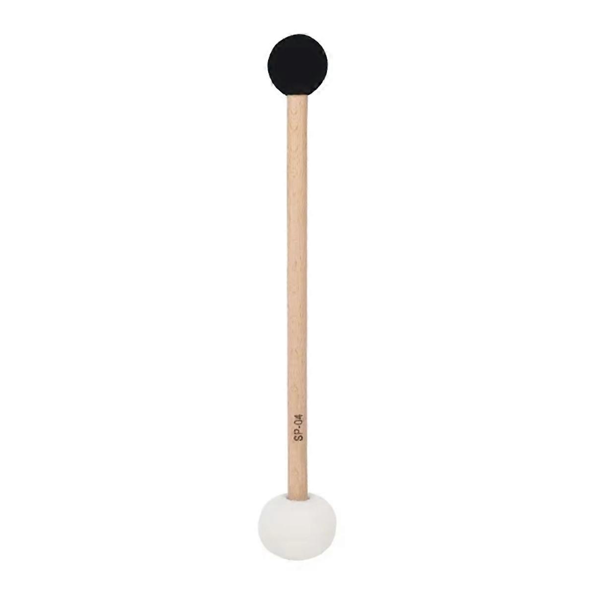 Percussion Mallets Steel Tongues Drum Mallet Soft Rubber Head Percussion Sticks, Rubber Mallet Sticks Beech Drum Sticks