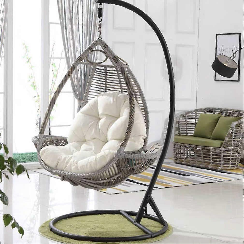 Egg Shaped Hammock Cushion For Outdoor And Indoor Rattan Furniture, Comfortable Support, Compatible With Rattan Sets