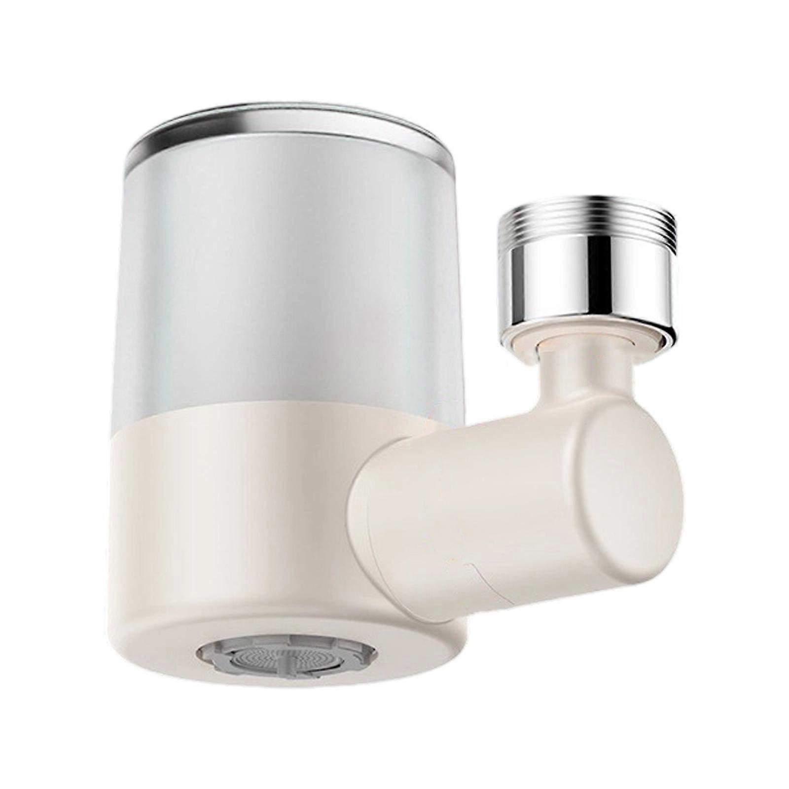 Without Tool Installation Faucet Filter 360 Rotating Head 3 Function Designs Copper Cores With 15 16Inch Sinks White milk