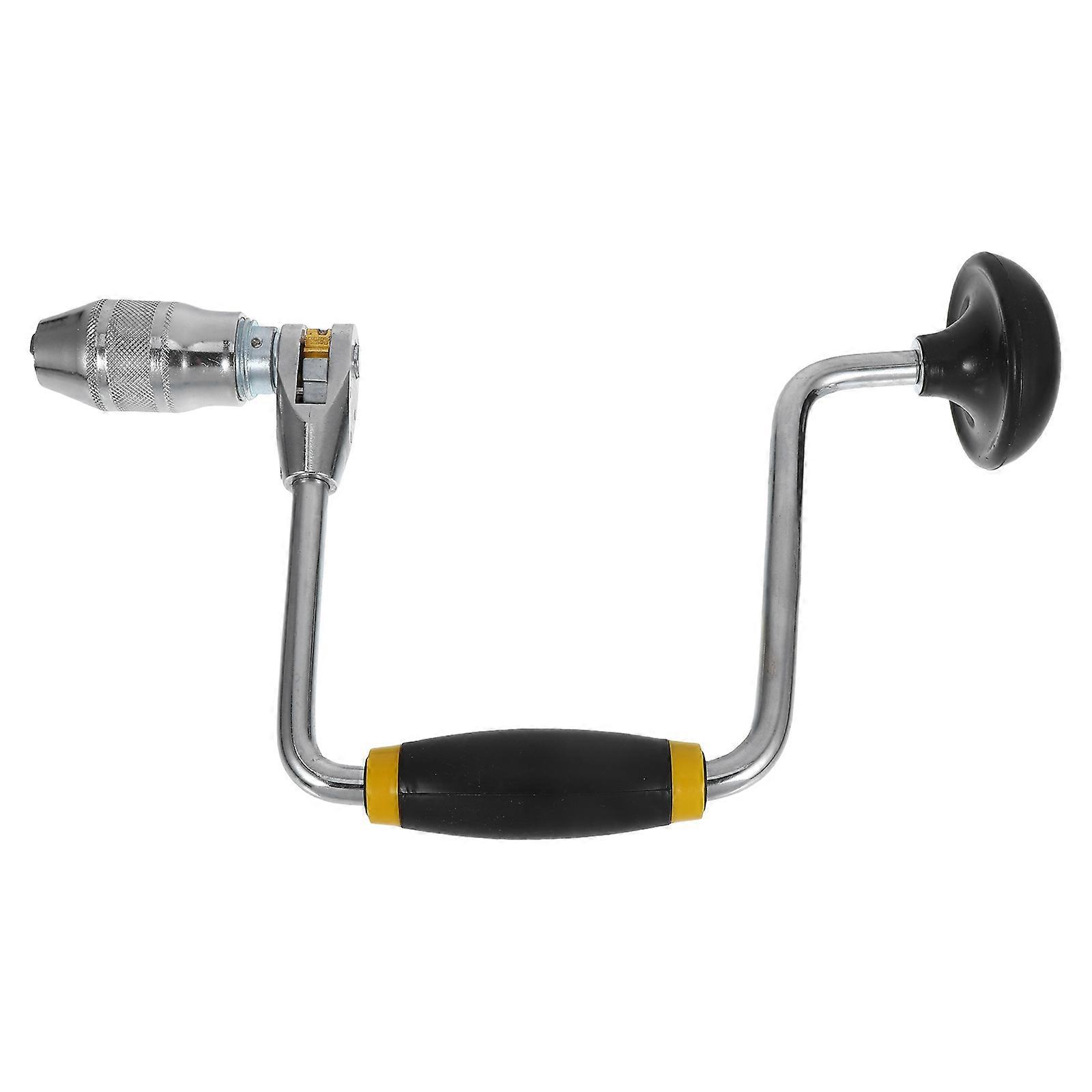 Heavy Duty Hole Punch Manual Hand Drill with Ergonomic Handle for Woodworking Projects 1Pcs