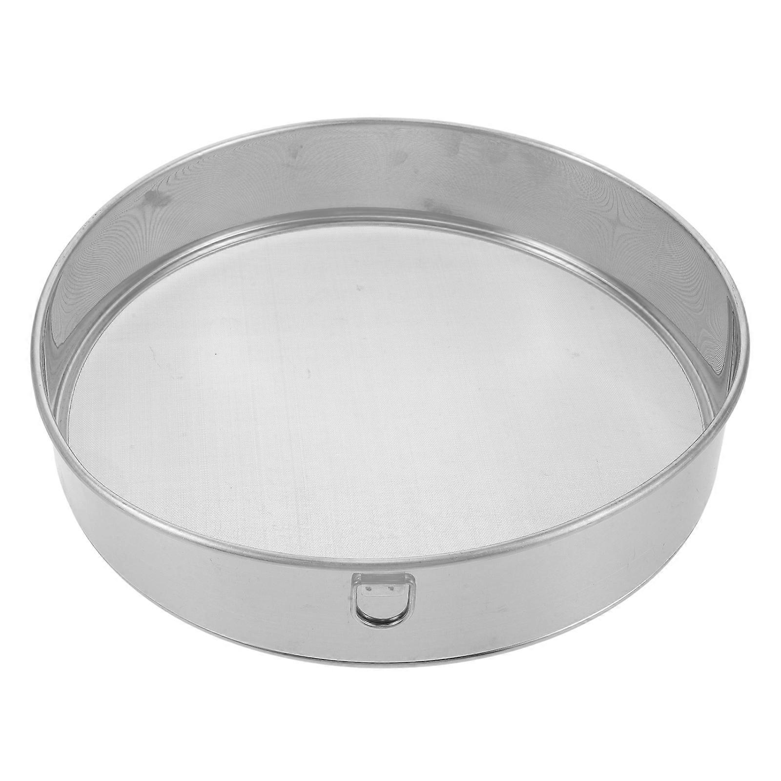Fine Mesh Sieve Strainer Kitchen Sieve Fine Mesh For Cooking Silver 10.14X10.14X2.08IN Filtering Impurities 1Set
