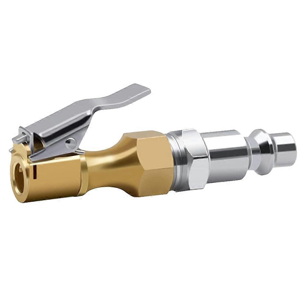 Tire Inflator Nozzle For Air Pump Bicycle Repair Prevent Air Leaks Enhanced Clamp Men 1Pack