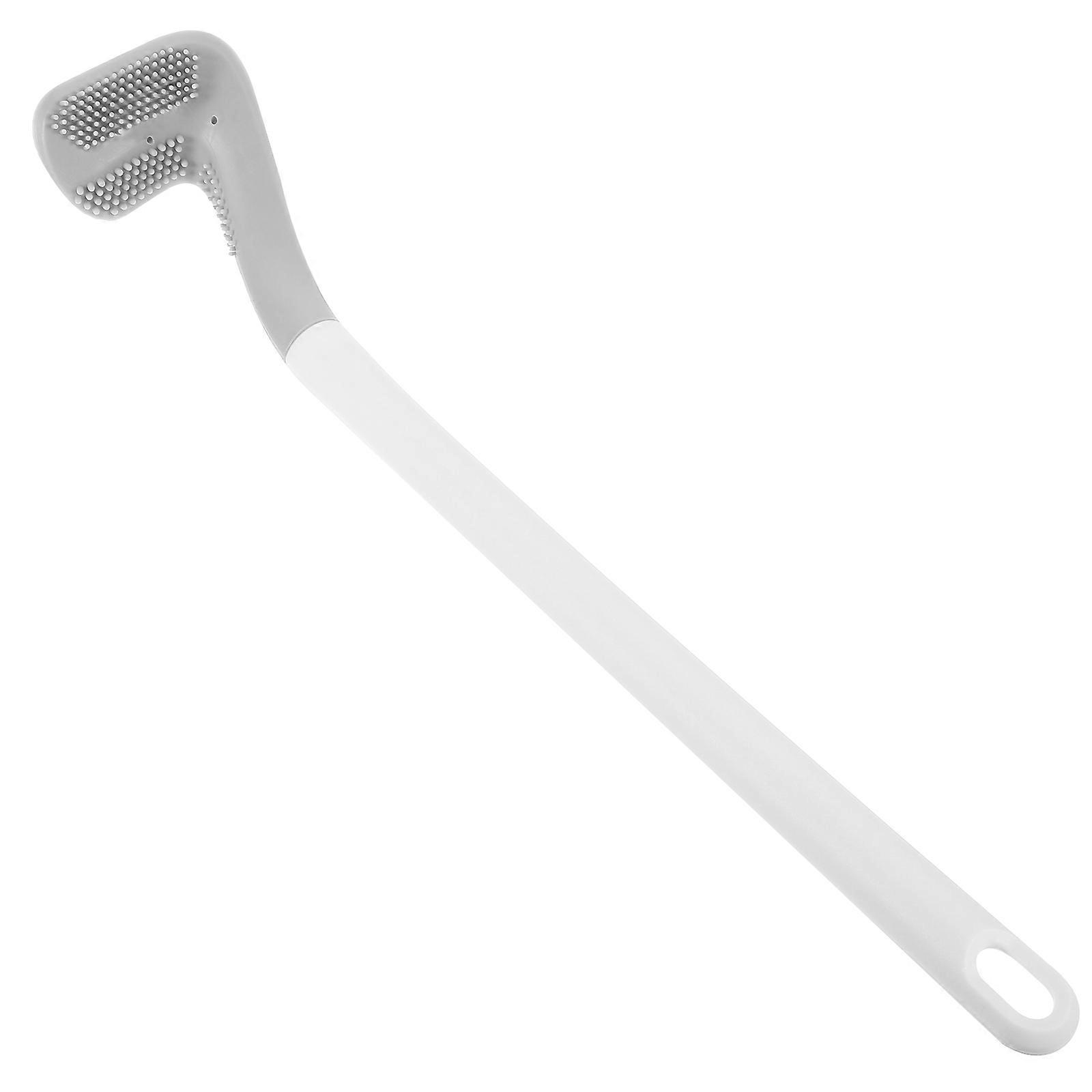 Bathroom Scrubber Brush Deep Cleaning 39x7cm White TPR 1Set