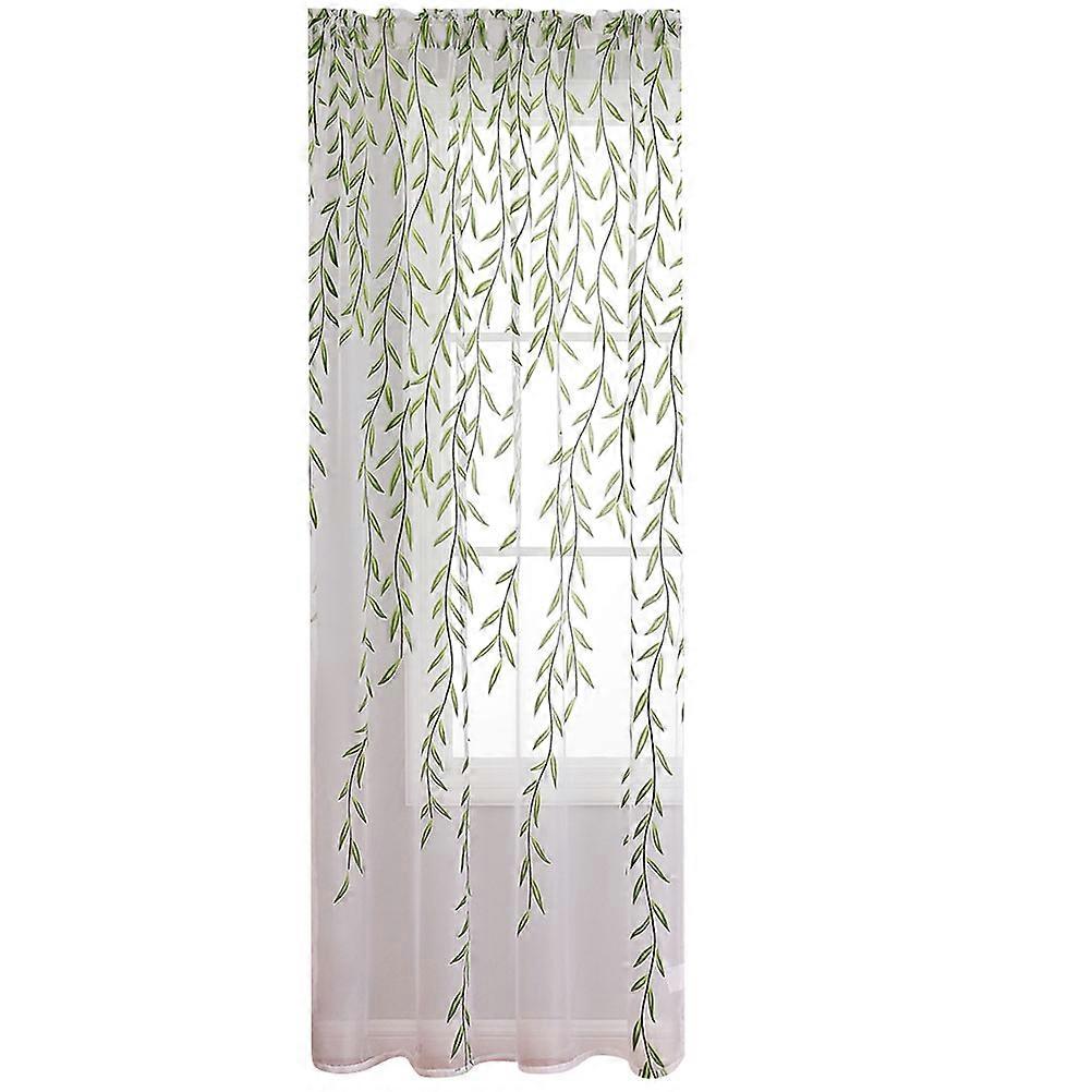 Privacy Window Sheer Drape Modern Wicker Pattern for Bedroom Multi 260.00X140.00X0.10CM Home Decoration 1Set