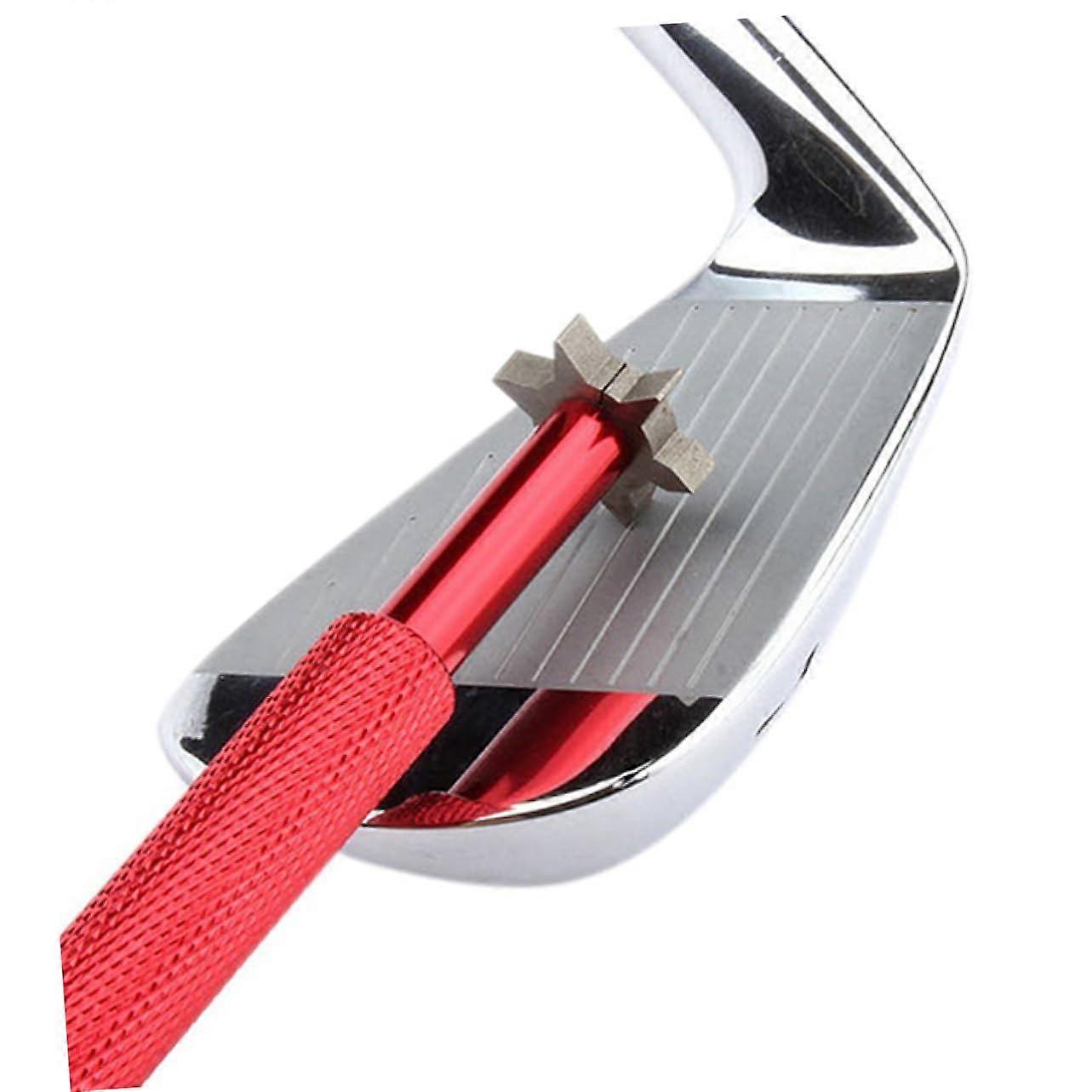 Golf Tools Alignment Bars and T-Tool for Club Groove Sharpening, Red Golf Skort Groove Sharpener, Size M