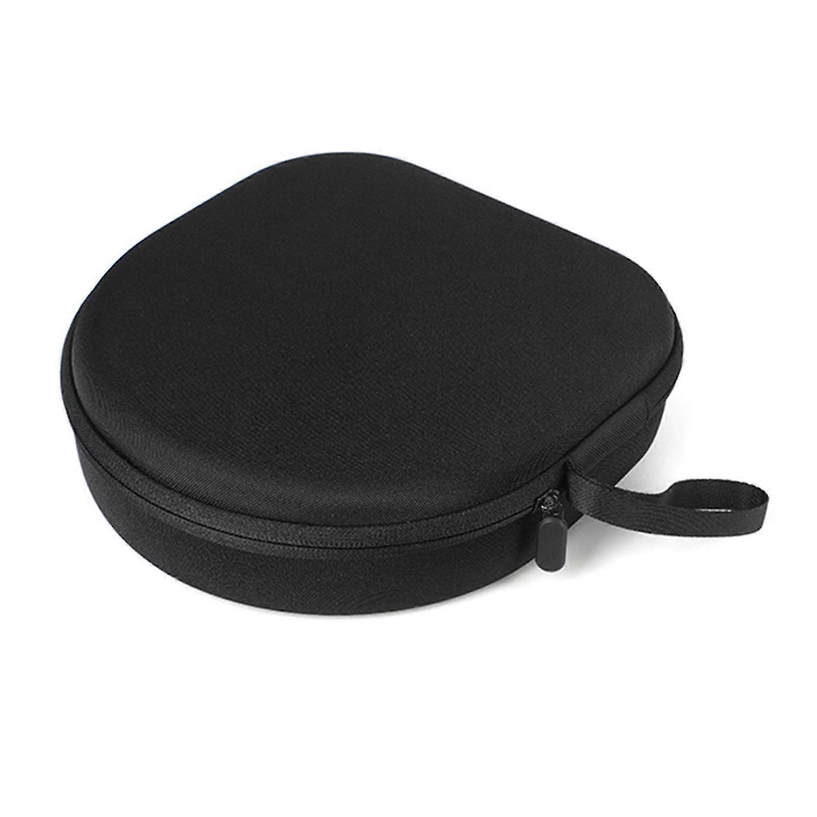 Headset Case EAV Shockproof Mesh Pocket with Handle Strap Portable Earphone Storage Bag for JBL 760NC（Black）