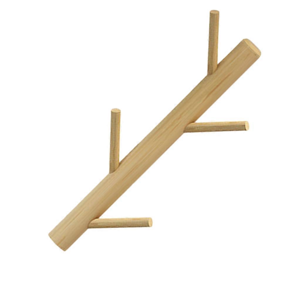 Multi Functional Wall Hanger Solid Coat Rack for Bedroom Entryway Bathroom Efficient Storage Smooth Finish No Smell