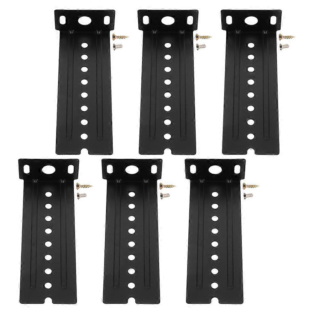 Keyboard Slides Undermount Heavy Duty Keyboard Slides Brackets Extended Keyboard Position Adjustment Black 10.50X4.40X2.50CM 6Set