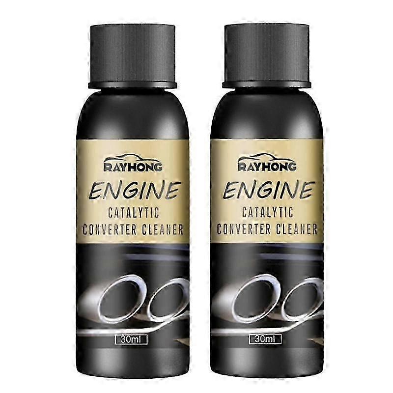 30ML Car Catalytic Converter Cleaner Deep Cleaning Multipurpose Engine Carbon Deposit Remove Automobile Cleaning Agent 2x