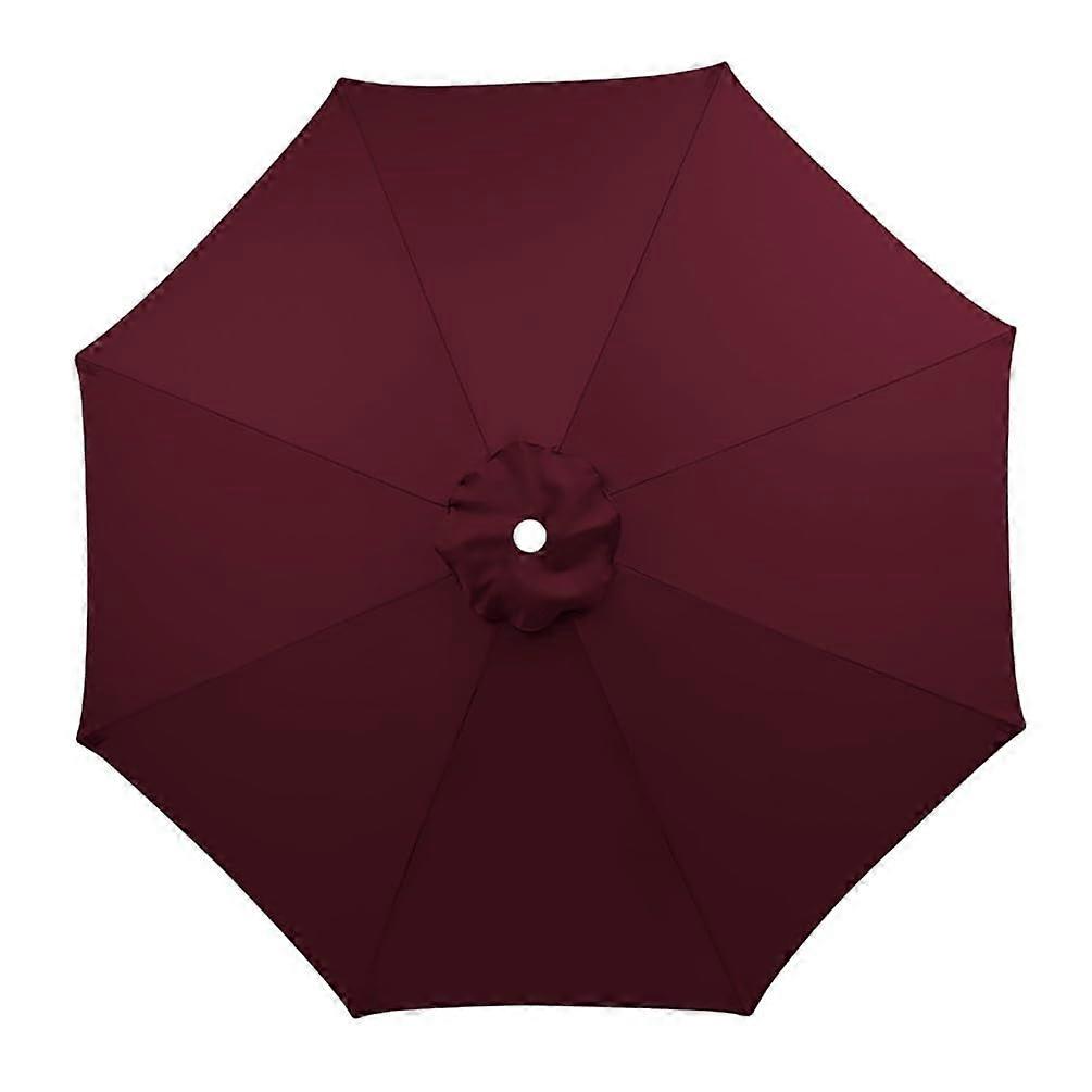 Replacement canopy for 9 ft/2.7 m tall umbrella, suitable for 6/8 ribs (canopy only).