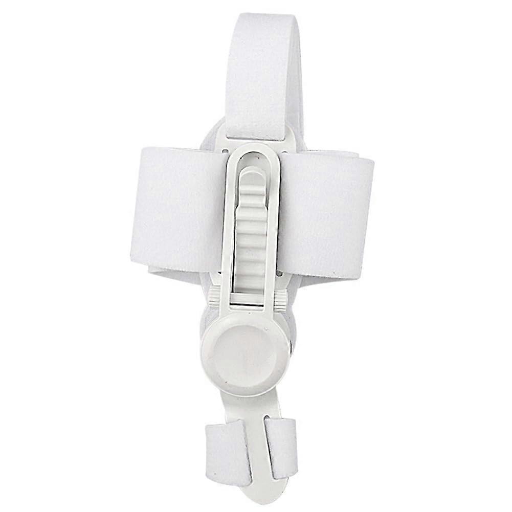 Bunion Corrector for Hallux Valgus, Adjustable Orthosis for Large Toes Left/Right White