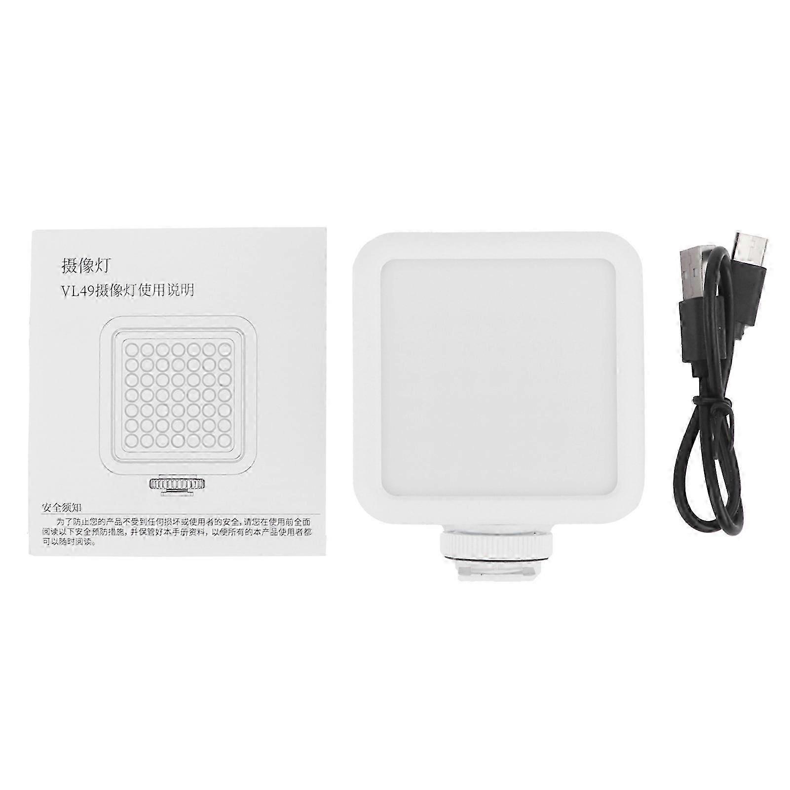 Dimmable LED Video Light for Action Cameras and Phones for Vlog Use