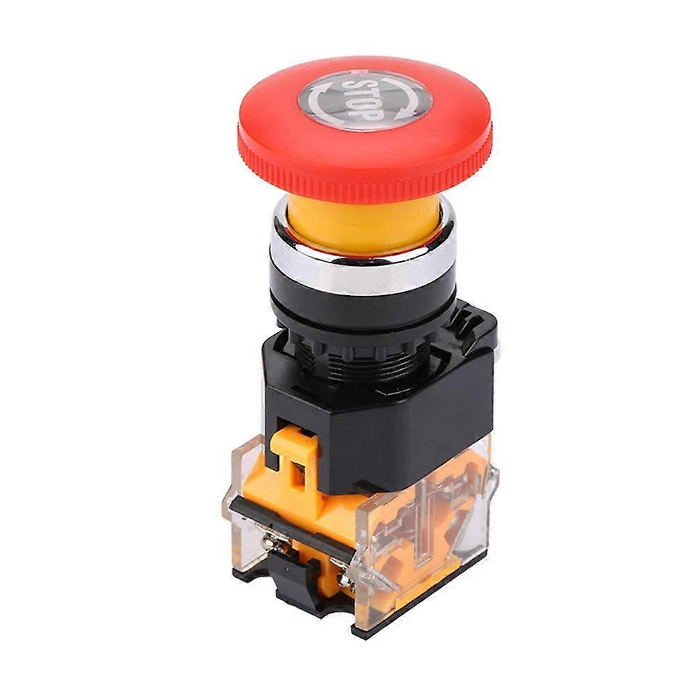 Emergency Stop Switch, SelfLocking, Buttons and Indicators, 22 mm, 220/380 V